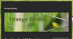 Desktop Screenshot of orangebirding.com
